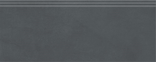 Керамическая плитка KERAMA MARAZZI Плинтус Чементо антрацит матовый обрезной 30x12x1,3