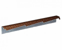 Фронтонная планка резная Gerard, правая, 1200 мм, cedar (101)