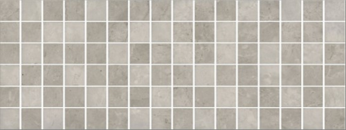 Керамическая плитка KERAMA MARAZZI Декор Монсанту мозаичный серый светлый глянцевый 15x40x0,69