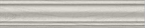 Керамический гранит KERAMA MARAZZI Плинтус Монтиони белый матовый 39,6x8x1,55