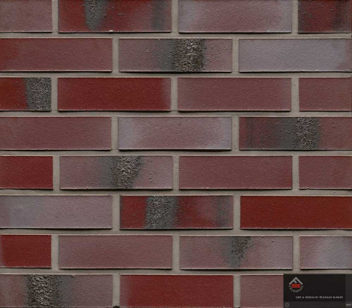 Клинкерный облицовочный кирпич Feldhaus Klinker K563NF carbona ardor rutila