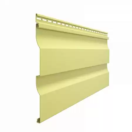 Сайдинг Docke Premium D4,5D PASTEL корабельный брус, 3.60*0.232 м, лимон