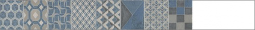 Керамический гранит KERAMA MARAZZI Бордюр Онда 2 обрезной 60x7,2x0,9
