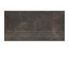 Фронтальная клинкерная ступень простая Paradyz Scandiano Brown, 300*600*11 мм