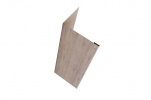 Нащельник 25х35 жалюзи (для калиток и ворот) Grand Line Milan,Tokyo, 0,45 Print Elite, White wood