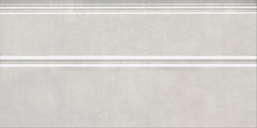 Керамическая плитка KERAMA MARAZZI Плинтус Сад Моне белый глянцевый обрезной 30x15x1,7