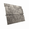 Металлический сайдинг Гранд Лайн / Grand Line профиль Квадро Брус, Print elite 0.45, цвет Fine Stone