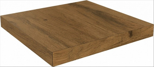 Керамический гранит KERAMA MARAZZI Ступень угловая клееная правая Сальветти бежевый темный  33x33x0,9