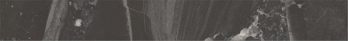 Керамический гранит KERAMA MARAZZI Плинтус Риальто чёрный матовый обрезной 80x9,5x0,9