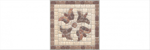 Керамический гранит KERAMA MARAZZI Вставка Пантеон лаппатированный обрезной 9,6x9,6x0,8