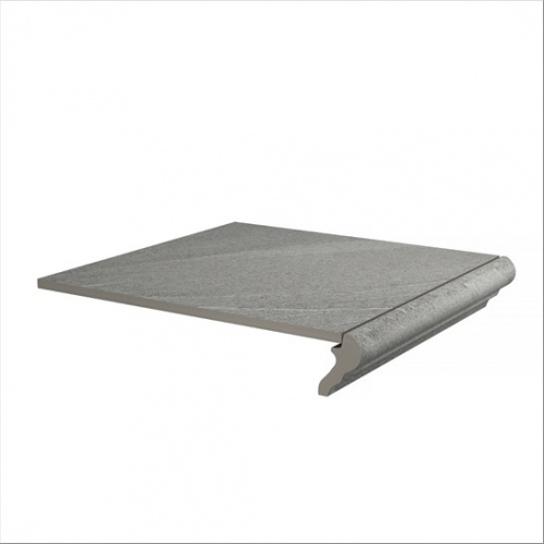 Керамический гранит KERAMA MARAZZI Ступень фронтальная Бореале серый  30x30x0,8