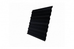 Профнастил С10А Grand Line 0.5 Velur X, RAL 9005 черный янтарь