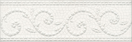 Керамическая плитка KERAMA MARAZZI Бордюр Борсари орнамент матовый обрезной 25x8x0,9