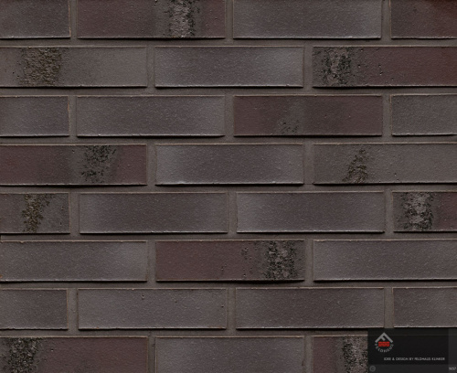 Клинкерный облицовочный кирпич Feldhaus Klinker K565NF carbona geo ferrum