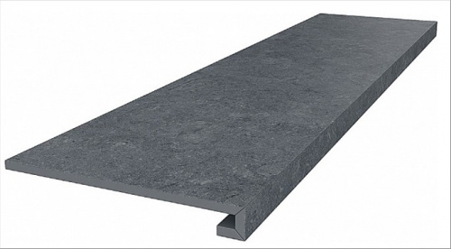 Керамический гранит KERAMA MARAZZI Ступень клееная Роверелла серый темный 33x119,5x0,9