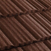 Композитная черепица Метротайл (Metrotile) серия MetroShake II, цвет бургундия, 1330х410 мм