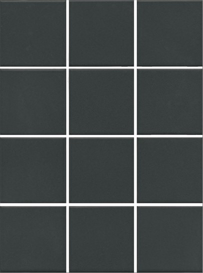 Керамический гранит KERAMA MARAZZI Агуста черный матовый 30x40x0,7 из 12 частей 9,8х9,8