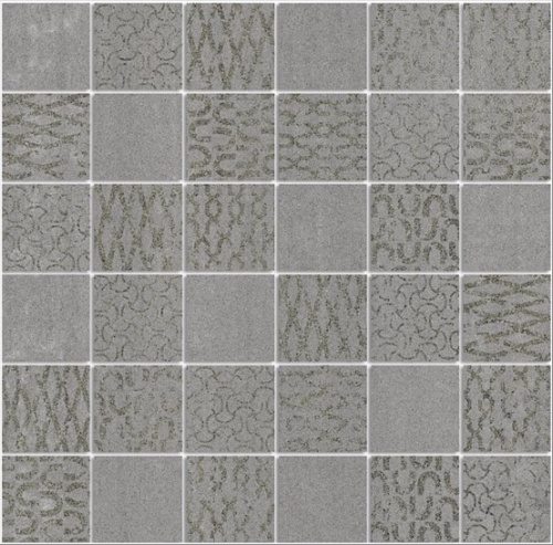 Керамический гранит KERAMA MARAZZI Декор Про Дабл серый темный мозаичный  30x30x0,9