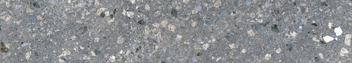 Керамический гранит KERAMA MARAZZI Подступенок Терраццо серый темный  60x10,7x0,9