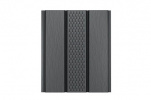 Софит с центральной перфорацией AQUASYSTEM, 0.5 PE Matt, Zn 140, 2400х303 мм, RAL 7024 графит