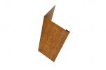 Нащельник 25х35 жалюзи (для калиток и ворот) Grand Line Milan,Tokyo, 0,45 Print Elite, Golden Wood
