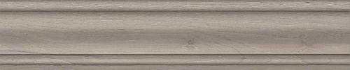 Керамический гранит KERAMA MARAZZI Плинтус Тровазо серый матовый 39,8x8x1,55