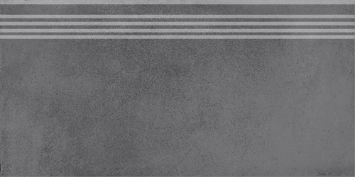 Керамический гранит KERAMA MARAZZI Ступень Мирабо серый темный обрезной 30x60x0,9