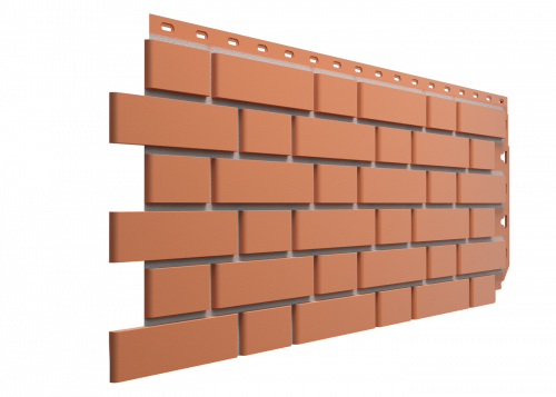 Фасадные панели Docke Standart Флемиш, 1095х420 мм, красный