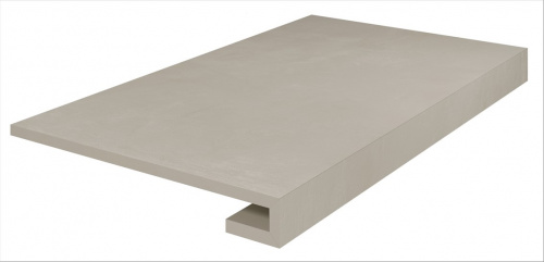 Керамический гранит KERAMA MARAZZI Ступень Онда серый натуральный обрезной 33x60x0,9