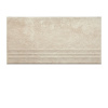 Фронтальная клинкерная ступень простая Paradyz Scandiano Beige, 300*600*11 мм