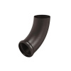 Отвод трубы декорированный D90 Aquasystem Pural Matt, RR 32 темно-коричневый