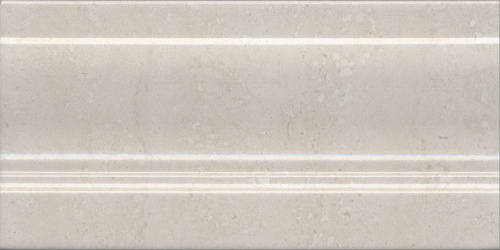 Керамическая плитка KERAMA MARAZZI Плинтус Туф бежевый светлый глянцевый 20x10x1,3