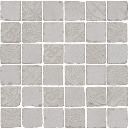 Керамический гранит KERAMA MARAZZI Декор Про Фьюче серый светлый мозаичный  30x30x0,9