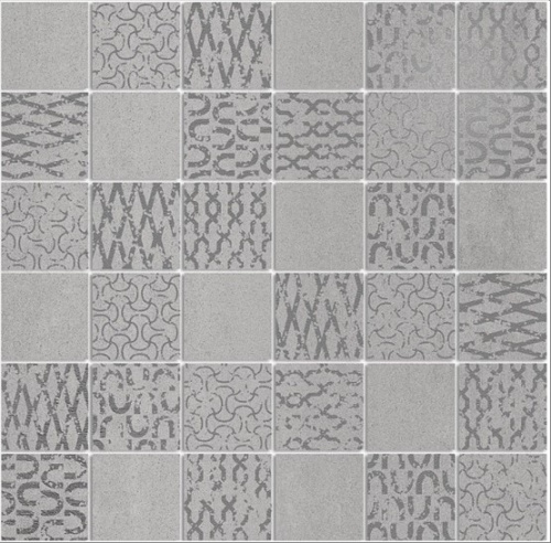 Керамический гранит KERAMA MARAZZI Декор Про Дабл серый мозаичный  30x30x0,9