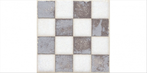 Керамический гранит KERAMA MARAZZI Вставка Амальфи орнамент коричневый  9,8x9,8x0,7