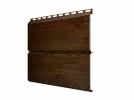 Металлический сайдинг Гранд Лайн / Grand Line профиль ЭкоБрус, Print premium 0.45, цвет Antique Wood