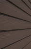 Фиброцементный сайдинг Cedral Click Wood под дерево, 3600x186 мм, Коричневая глина (С21)