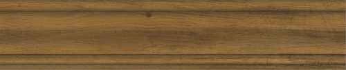 Керамический гранит KERAMA MARAZZI Плинтус Сальветти бежевый тёмный  39,6x8x1,55