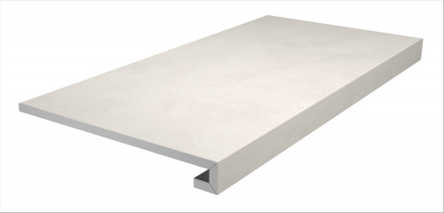 Керамический гранит KERAMA MARAZZI Ступень клееная Про Чементо серый светлый матовый 33x60x0,9