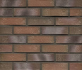 Клинкерная фасадная плитка Feldhaus Klinker R721 Accudo cerasi maritim рифлёная NF14, 240*14*71 мм