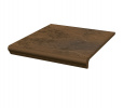 Фронтальная клинкерная ступень с капиносом Paradyz Semir Beige, 330*299*11 мм