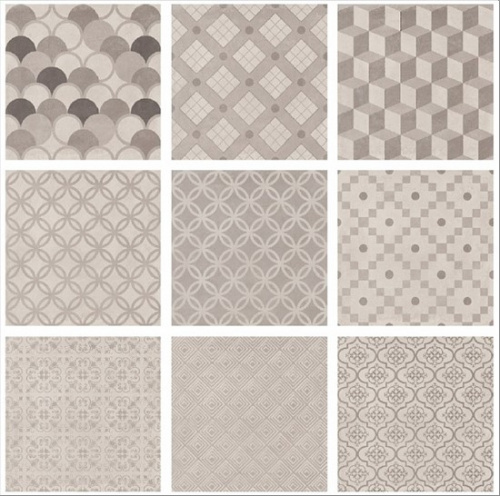 Керамический гранит KERAMA MARAZZI Карнаби-стрит орнамент бежевый 20x20x0,8