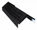 Конек Gerard треугольный, 405х165х90 мм, dark silver (481)