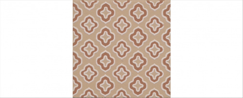 Керамический гранит KERAMA MARAZZI Декор Агуста 2 оранжевый матовый 9,8x9,8x0,7