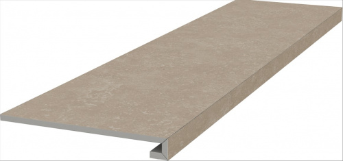 Керамический гранит KERAMA MARAZZI Ступень клееная фронтальная Касабланка HP бежевый светлый матовый обрезной 33x119,5x0,9