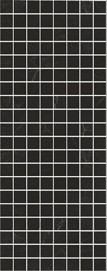 Керамическая плитка KERAMA MARAZZI Декор Алькала черный мозаичный глянцевый 20x50x0,8