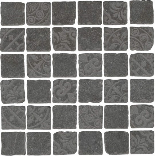 Керамический гранит KERAMA MARAZZI Декор Про Фьюче антрацит мозаичный  30x30x0,9