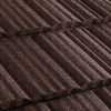 Композитная черепица Метротайл (Metrotile) серия MetroShake II, цвет кофе, 1330х410 мм