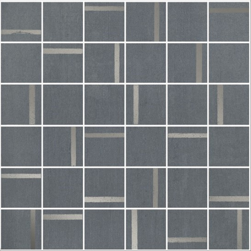 Керамический гранит KERAMA MARAZZI Декор Гварди 2 мозаичный синий матовый обрезной 30x30x0,9