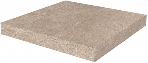 Керамический гранит KERAMA MARAZZI Ступень угловая клееная Про Стоун бежевый  33x33x0,9